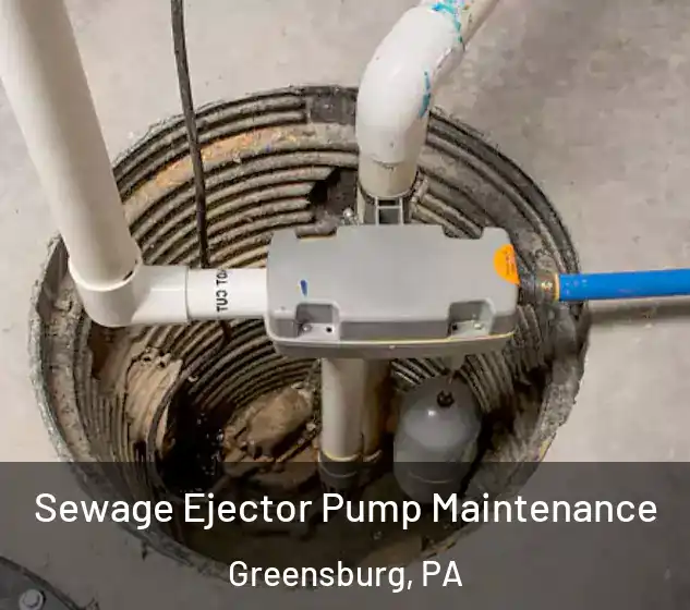  Sewage Ejector Pump Maintenance Greensburg, PA